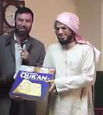 Exhibition Islam Book Presentation to Shaikh Abu Bakr Shatri